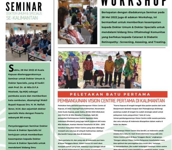 Pembangunan Vision Centre Pertama di Kalimantan